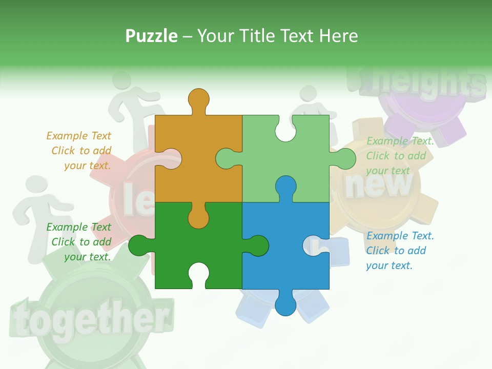 Teamwork Workers Alliance PowerPoint Template