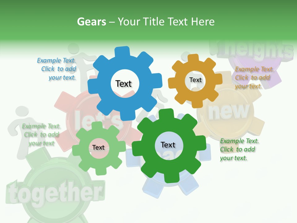 Teamwork Workers Alliance PowerPoint Template