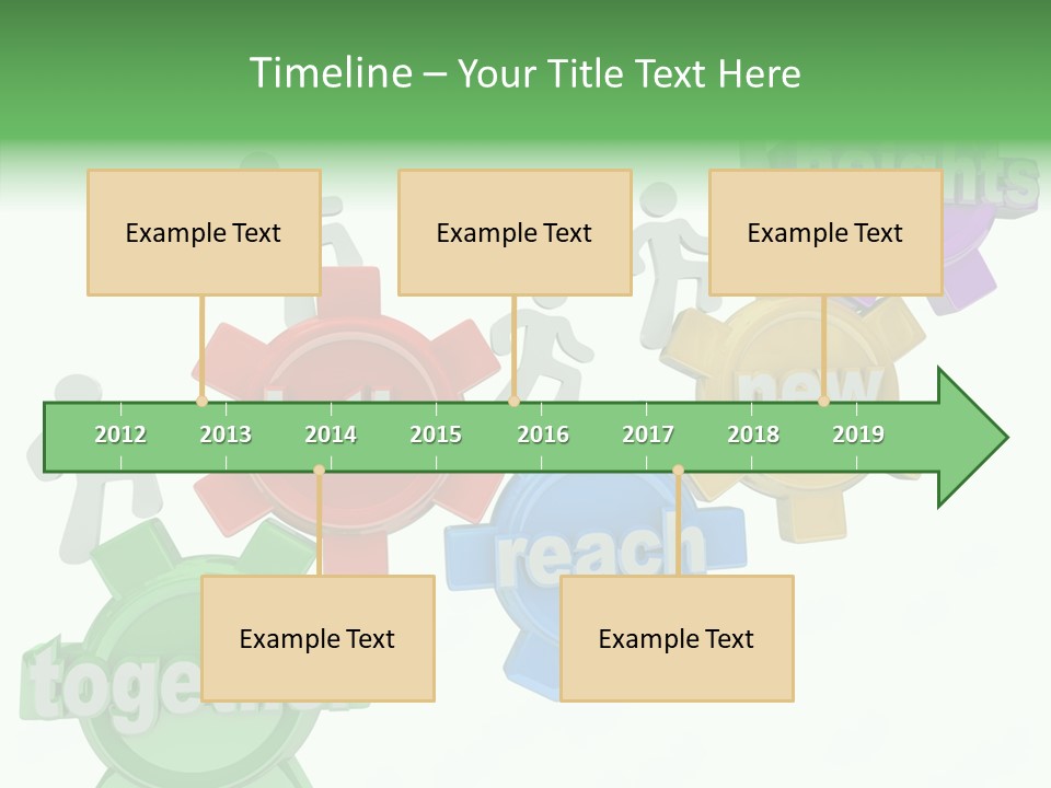 Teamwork Workers Alliance PowerPoint Template