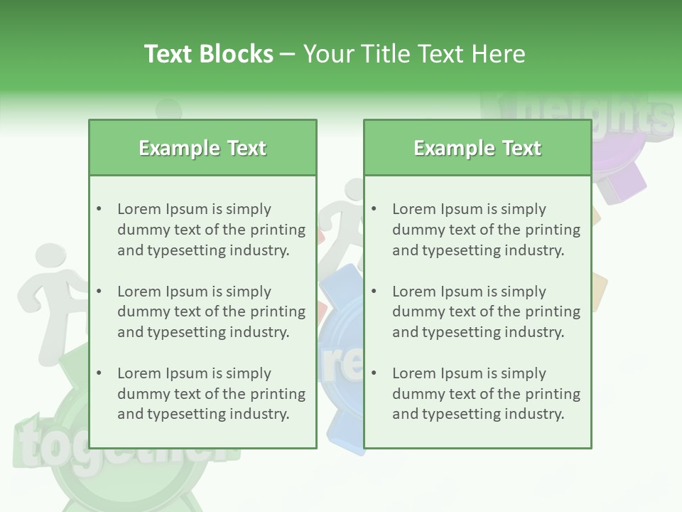 Teamwork Workers Alliance PowerPoint Template