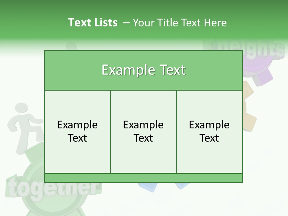 Teamwork Workers Alliance PowerPoint Template