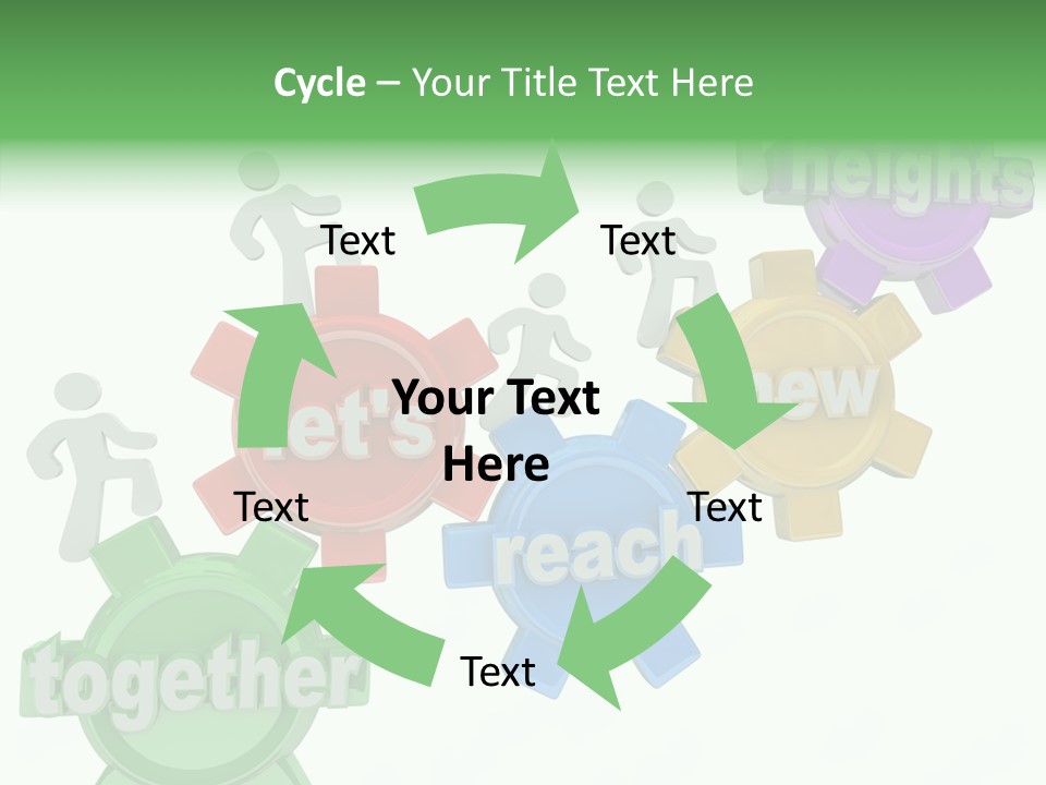 Teamwork Workers Alliance PowerPoint Template
