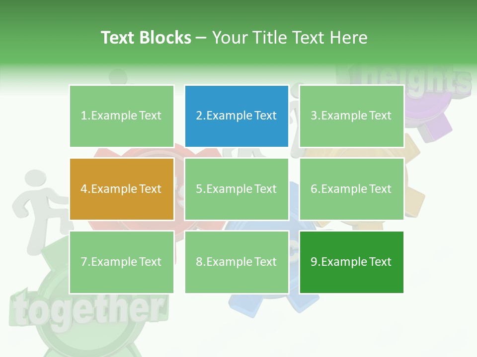 Teamwork Workers Alliance PowerPoint Template