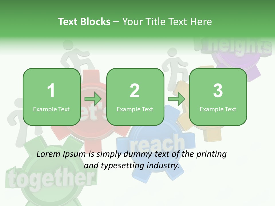 Teamwork Workers Alliance PowerPoint Template