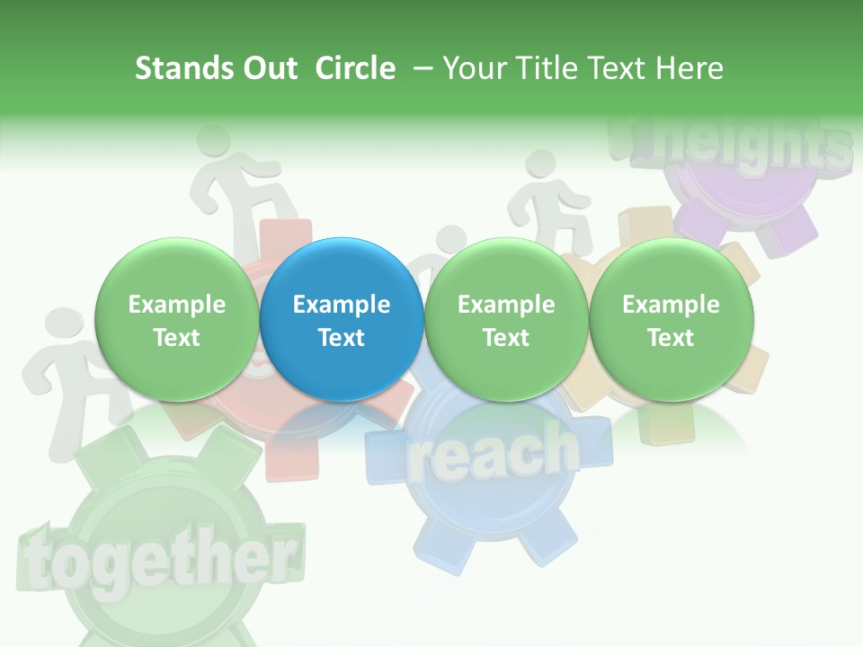 Teamwork Workers Alliance PowerPoint Template