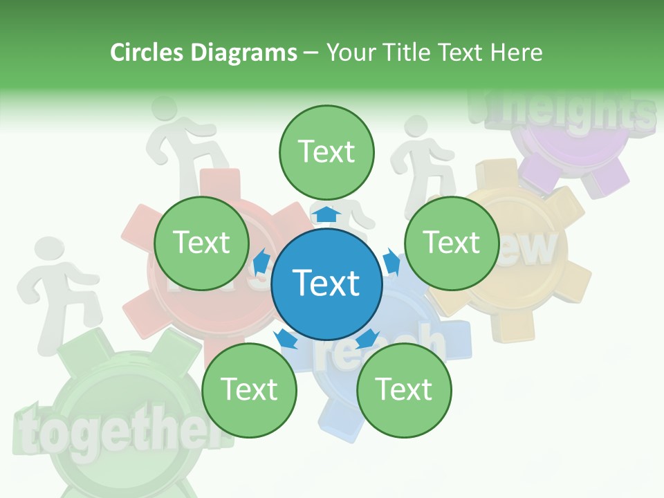 Teamwork Workers Alliance PowerPoint Template