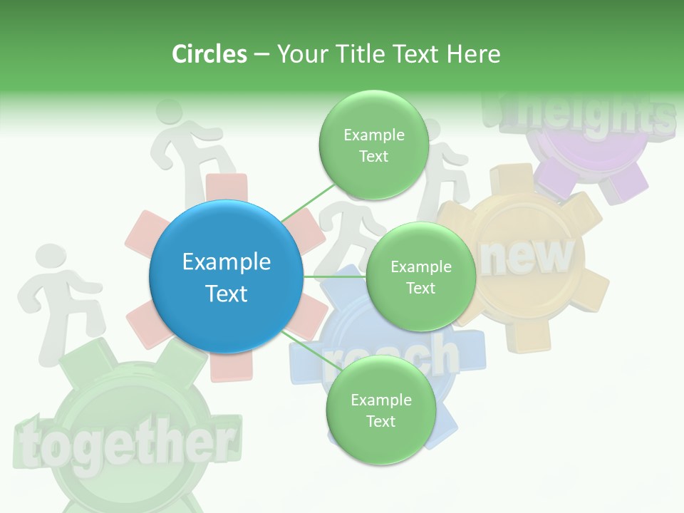 Teamwork Workers Alliance PowerPoint Template