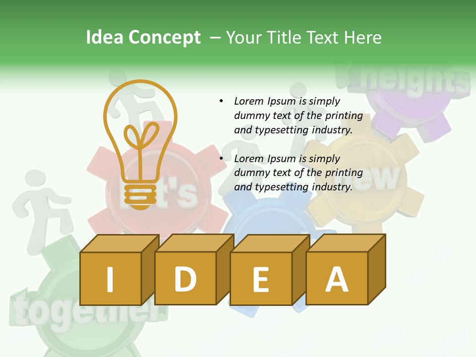 Teamwork Workers Alliance PowerPoint Template