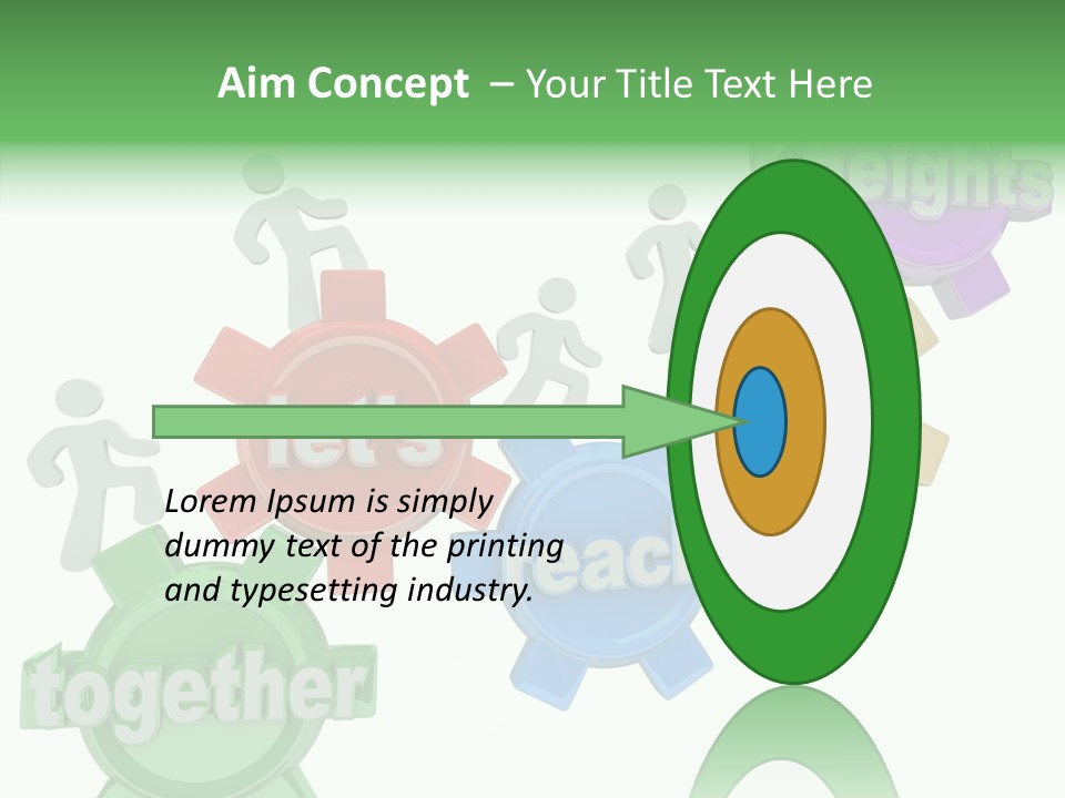 Teamwork Workers Alliance PowerPoint Template