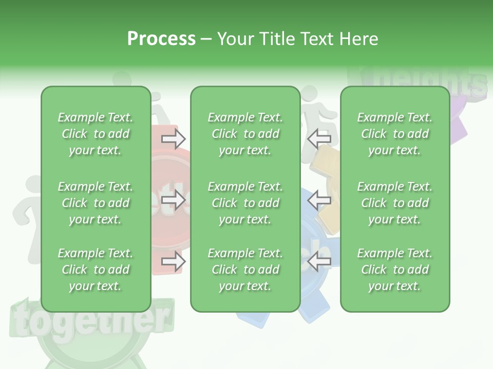 Teamwork Workers Alliance PowerPoint Template