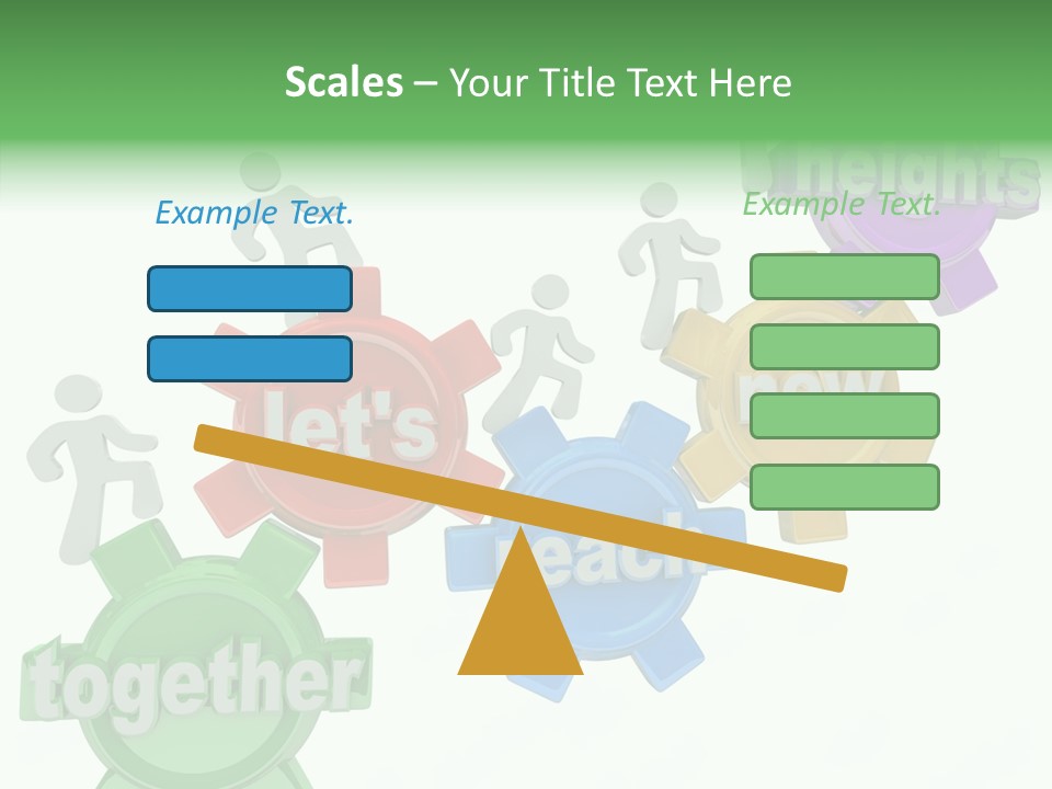 Teamwork Workers Alliance PowerPoint Template