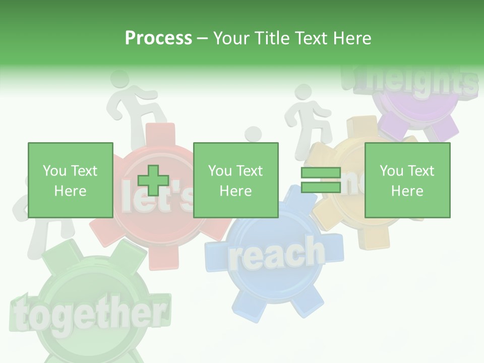 Teamwork Workers Alliance PowerPoint Template