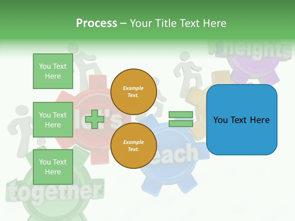Teamwork Workers Alliance PowerPoint Template