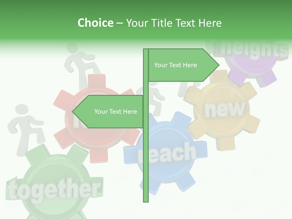 Teamwork Workers Alliance PowerPoint Template