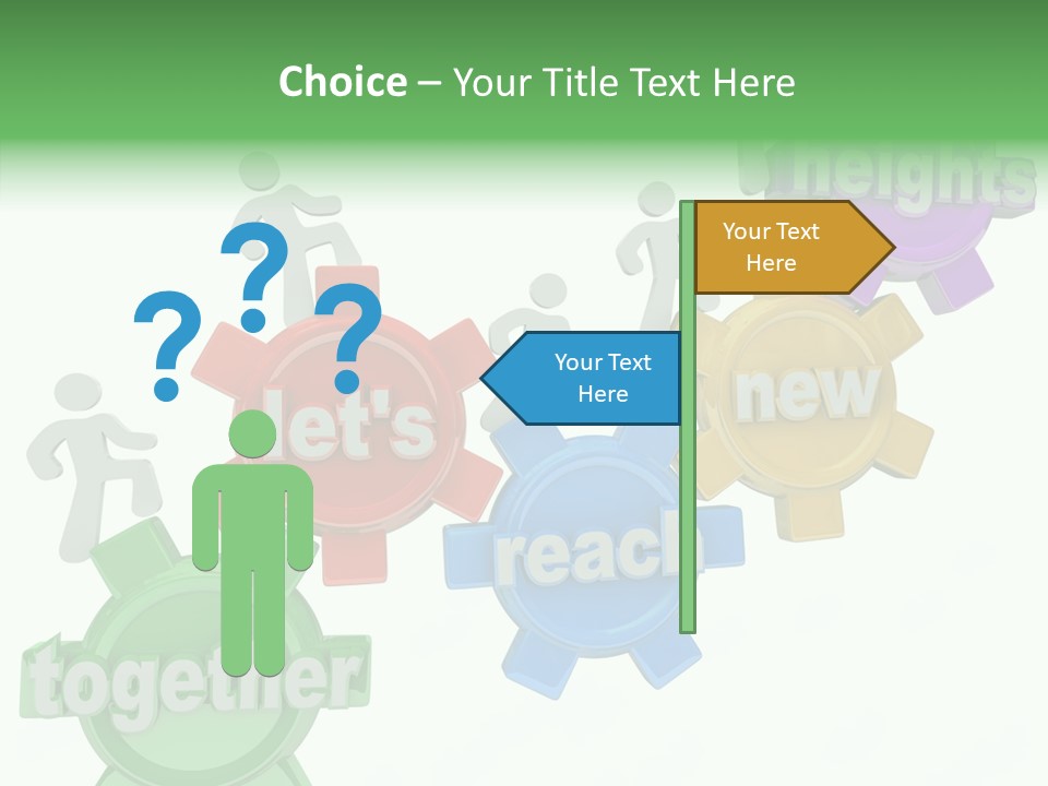 Teamwork Workers Alliance PowerPoint Template