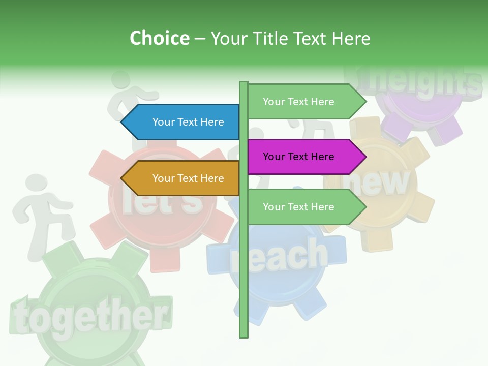 Teamwork Workers Alliance PowerPoint Template