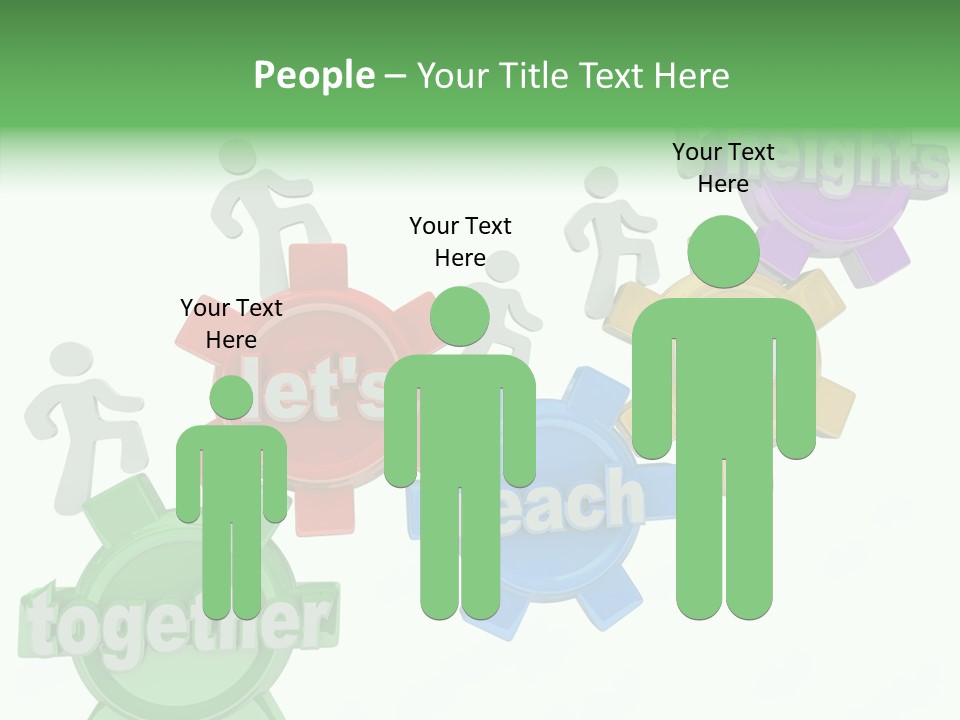 Teamwork Workers Alliance PowerPoint Template