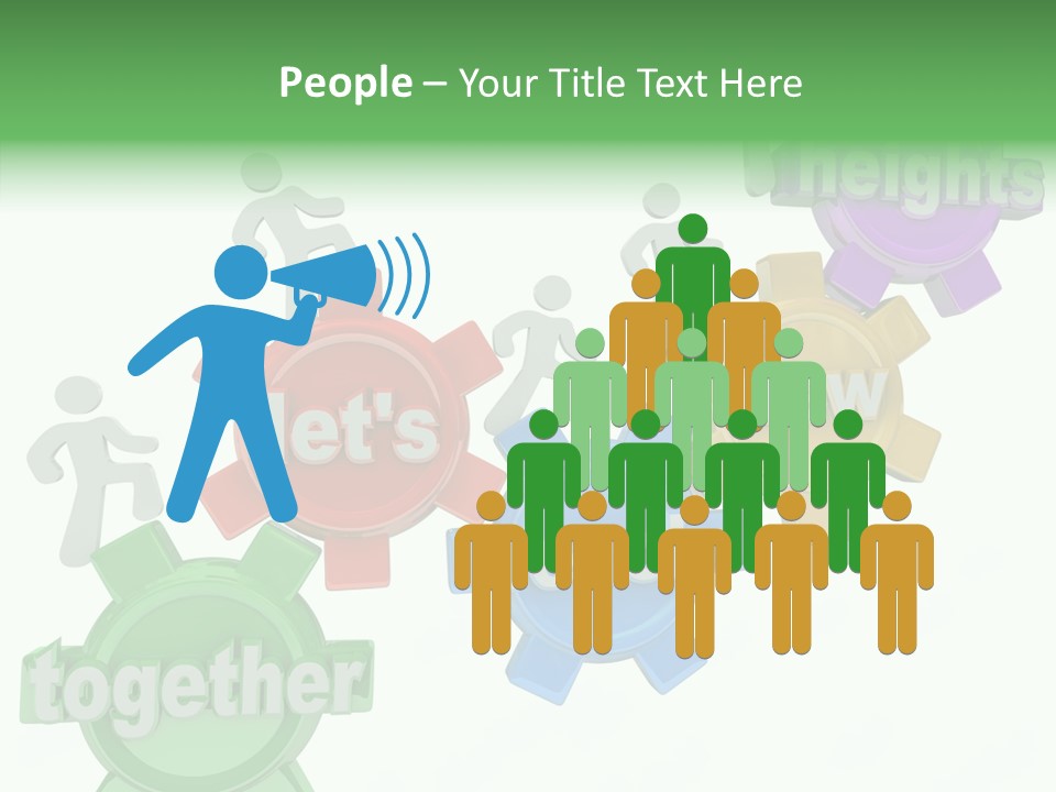 Teamwork Workers Alliance PowerPoint Template