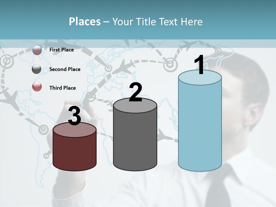 Diagram Icon Transport PowerPoint Template