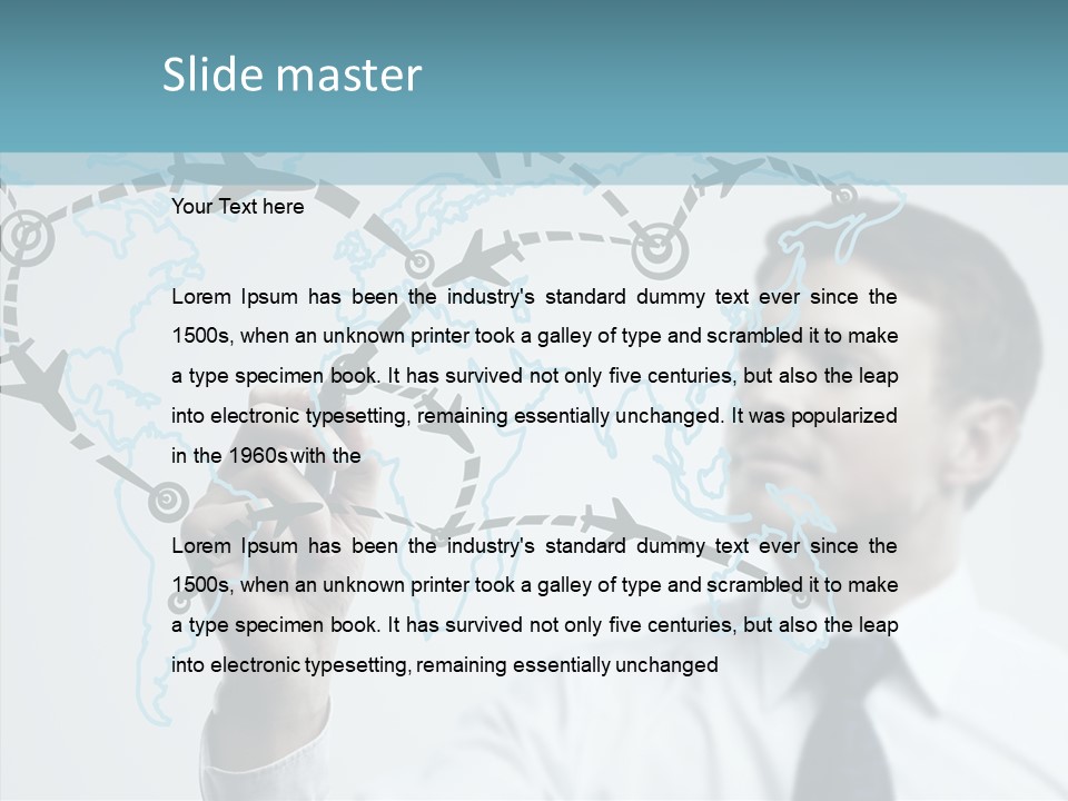 Diagram Icon Transport PowerPoint Template