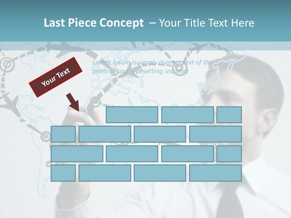 Diagram Icon Transport PowerPoint Template