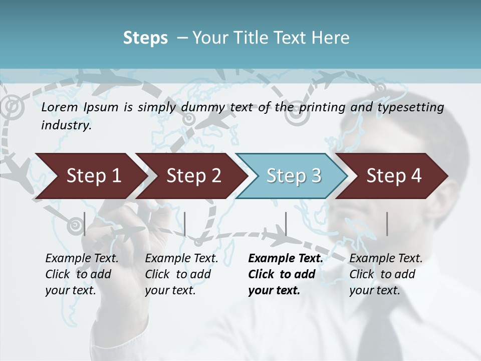 Diagram Icon Transport PowerPoint Template