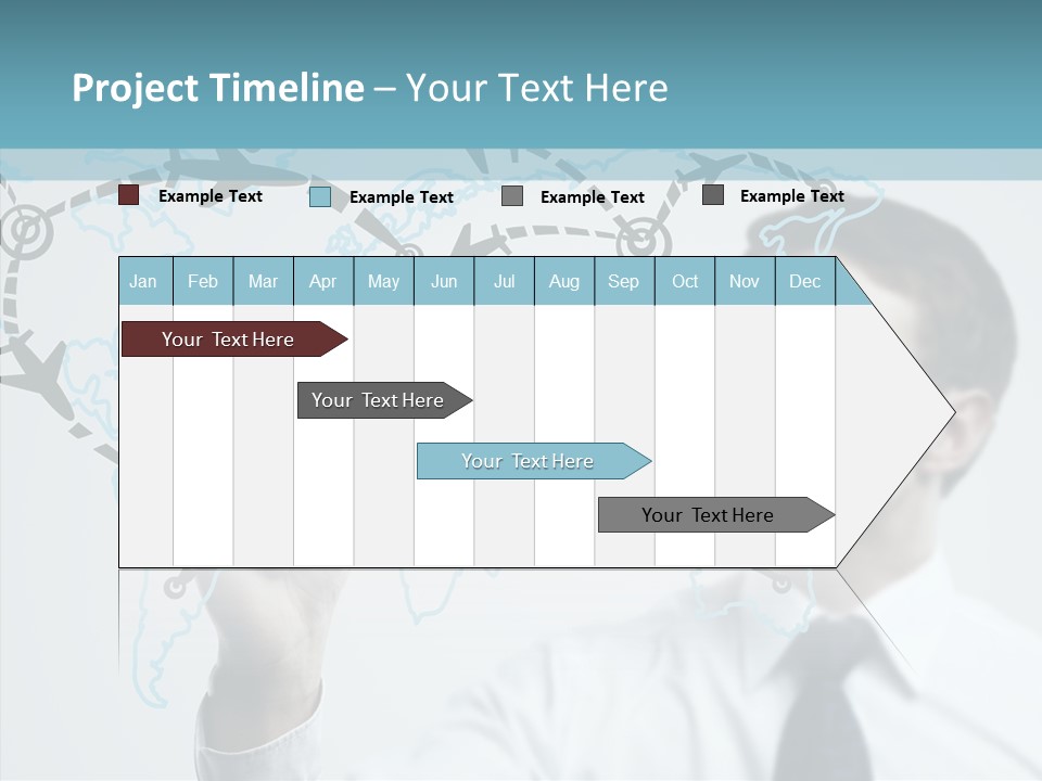 Diagram Icon Transport PowerPoint Template