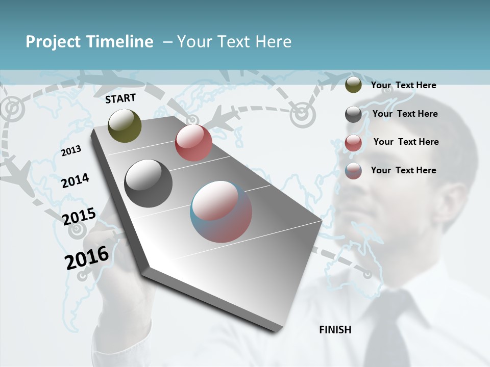 Diagram Icon Transport PowerPoint Template