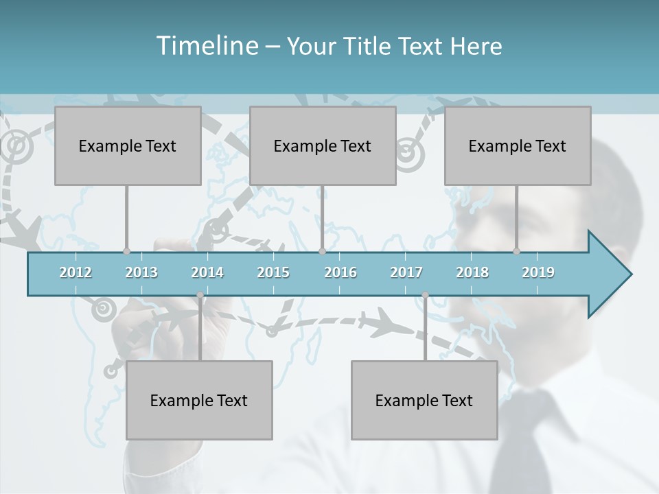 Diagram Icon Transport PowerPoint Template