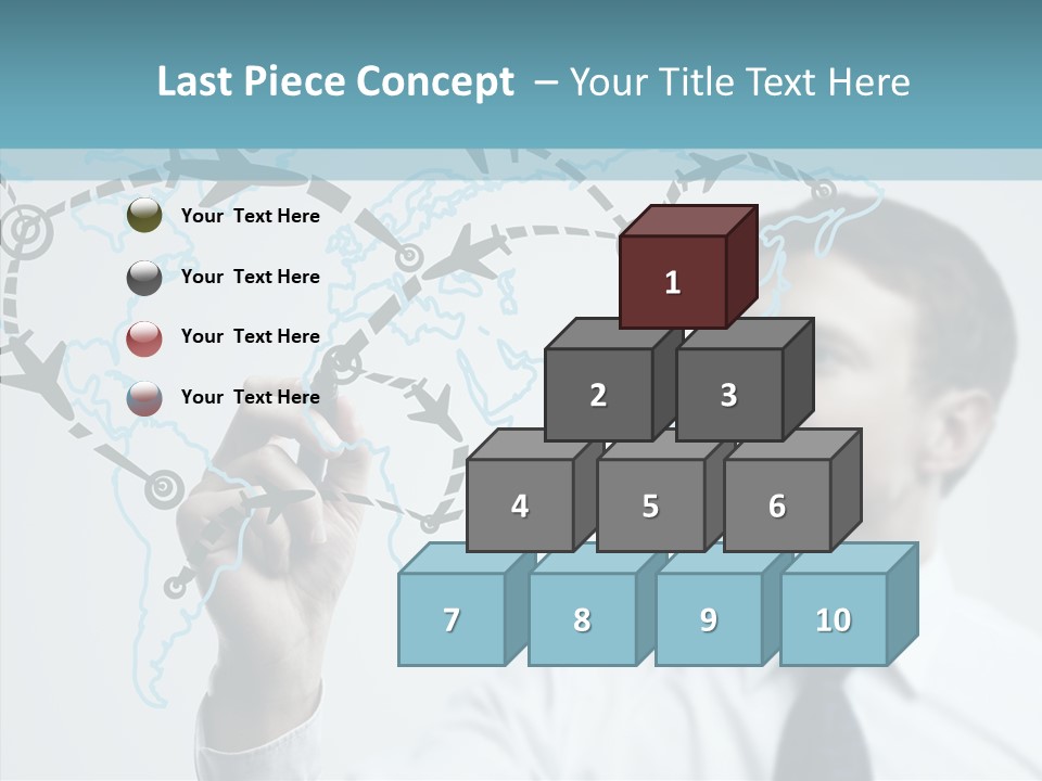 Diagram Icon Transport PowerPoint Template