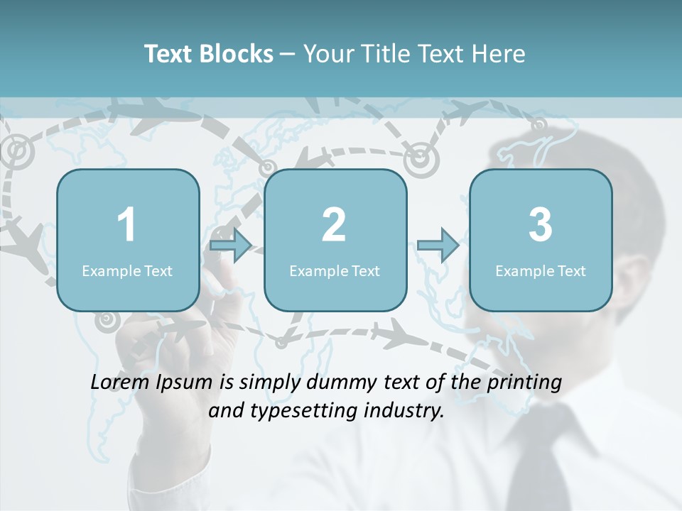 Diagram Icon Transport PowerPoint Template