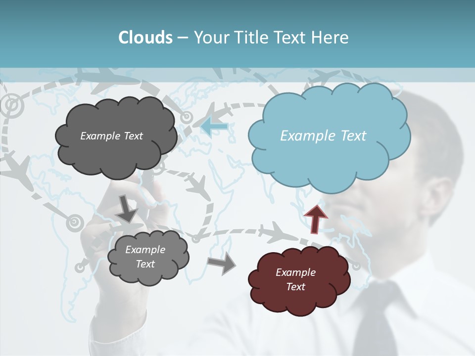 Diagram Icon Transport PowerPoint Template