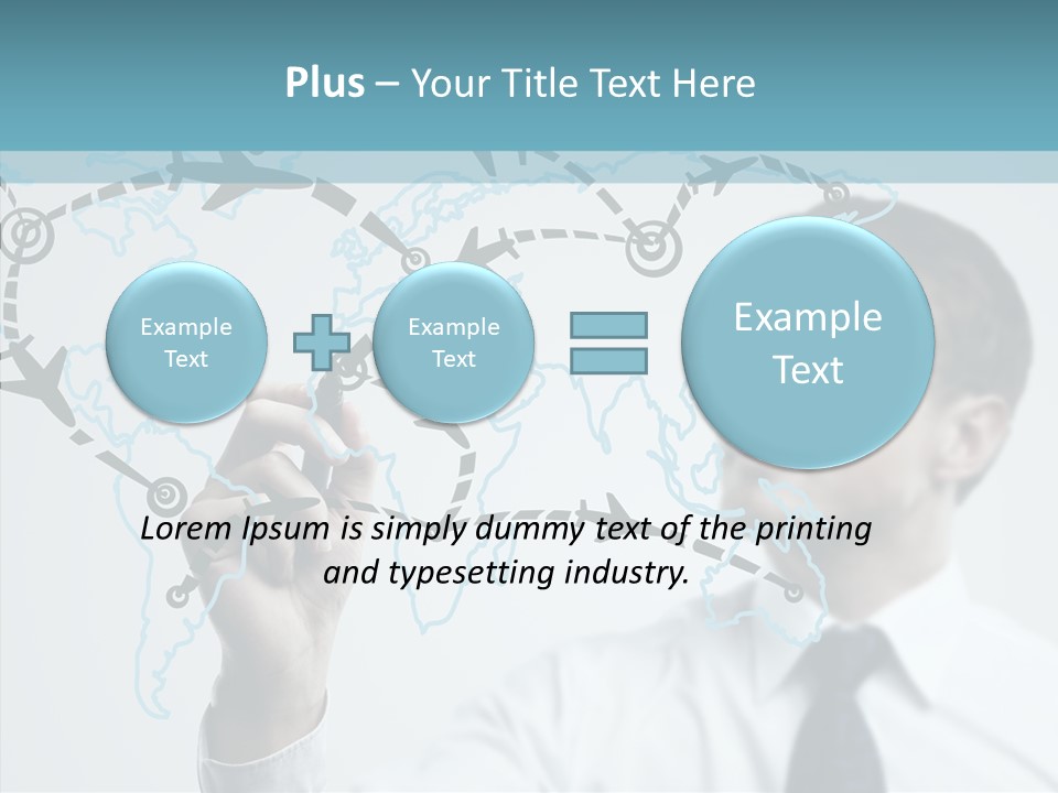 Diagram Icon Transport PowerPoint Template