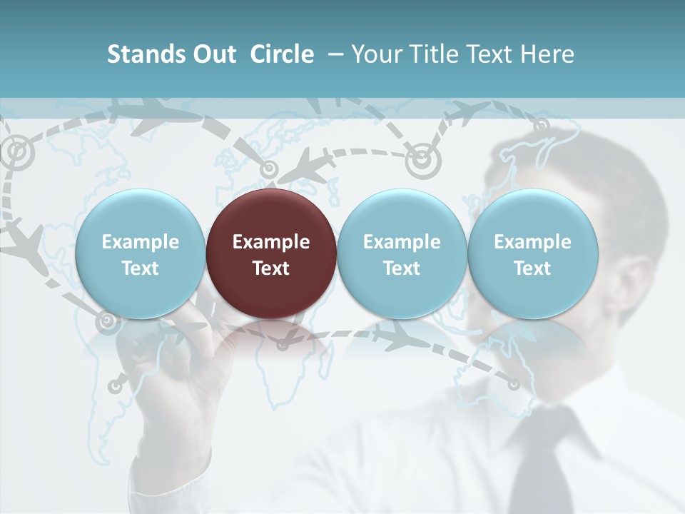 Diagram Icon Transport PowerPoint Template