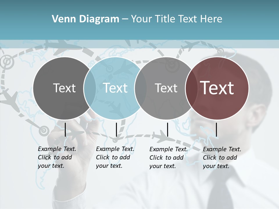 Diagram Icon Transport PowerPoint Template
