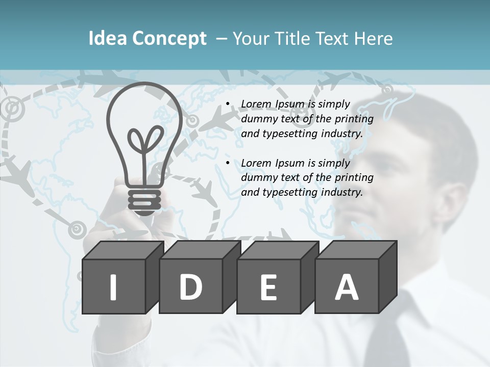 Diagram Icon Transport PowerPoint Template