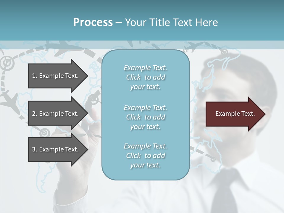 Diagram Icon Transport PowerPoint Template