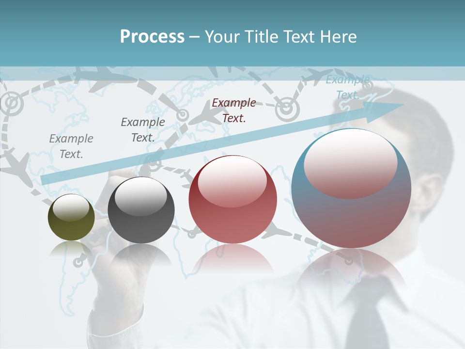 Diagram Icon Transport PowerPoint Template