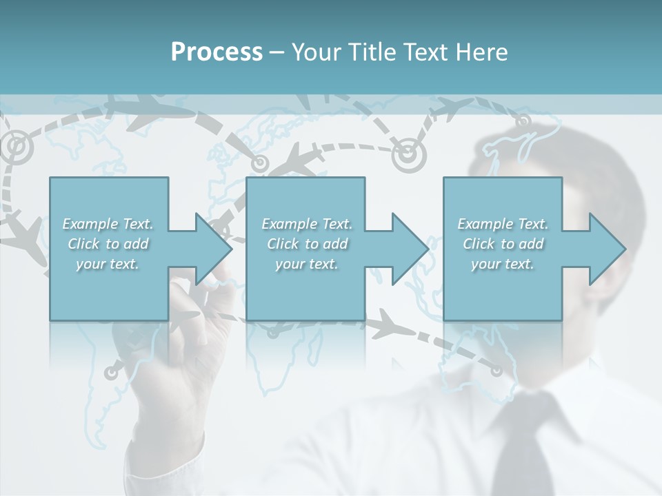 Diagram Icon Transport PowerPoint Template