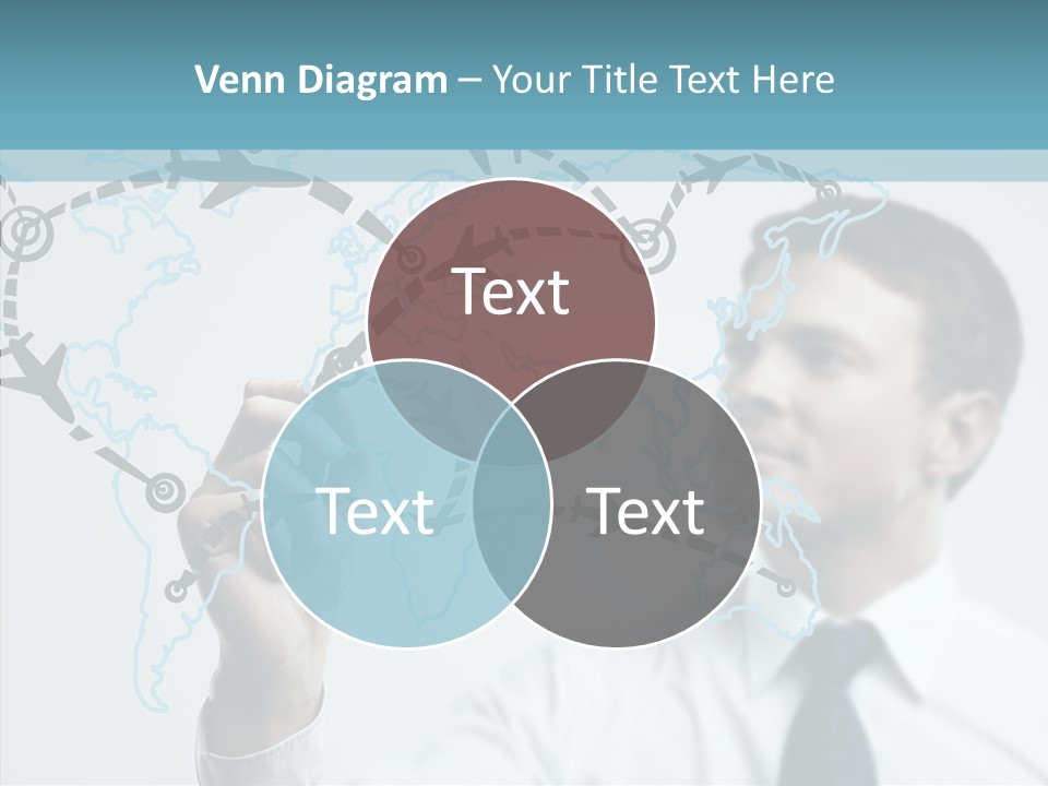 Diagram Icon Transport PowerPoint Template