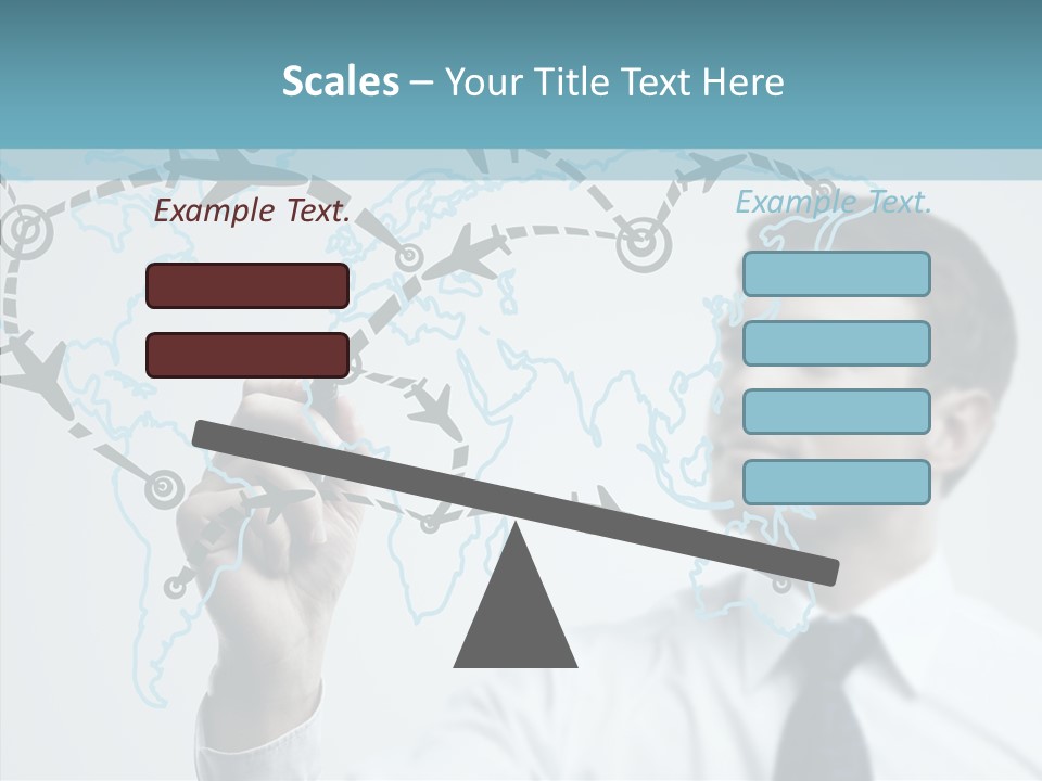 Diagram Icon Transport PowerPoint Template