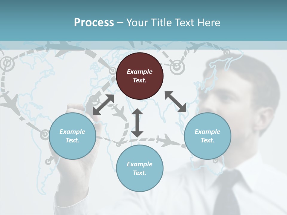 Diagram Icon Transport PowerPoint Template