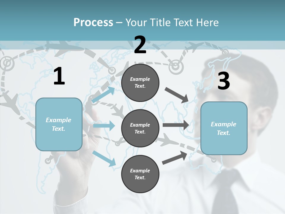 Diagram Icon Transport PowerPoint Template