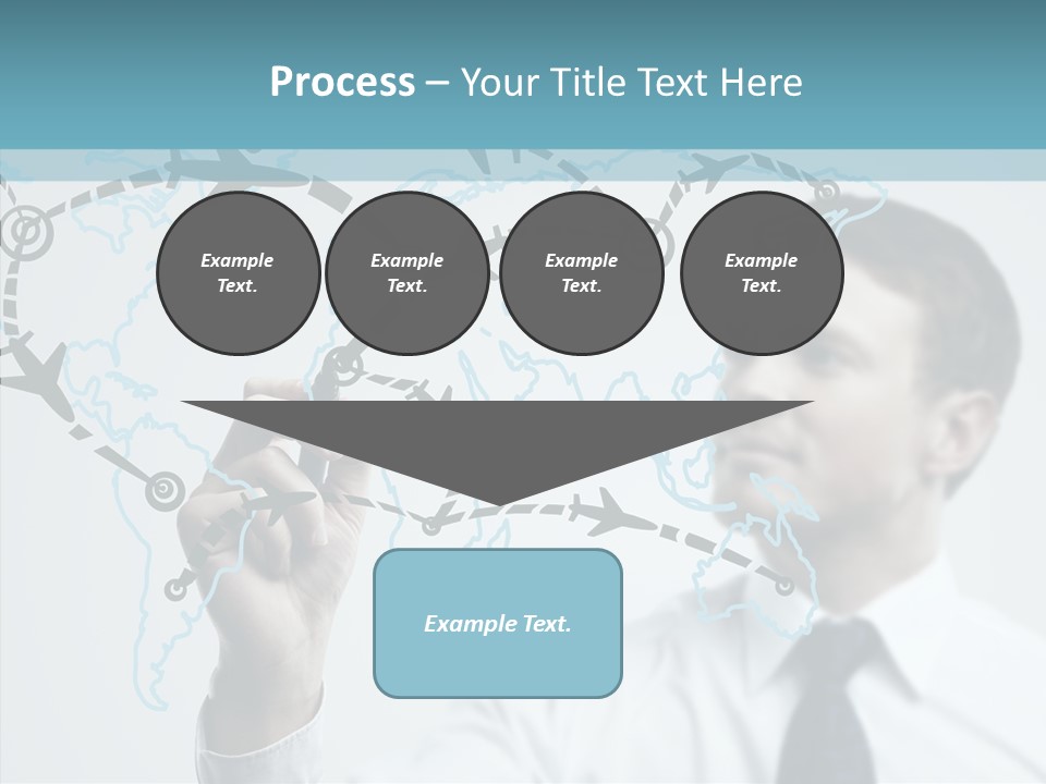 Diagram Icon Transport PowerPoint Template