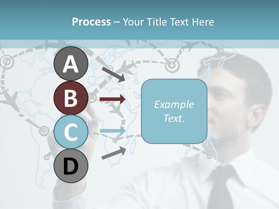 Diagram Icon Transport PowerPoint Template