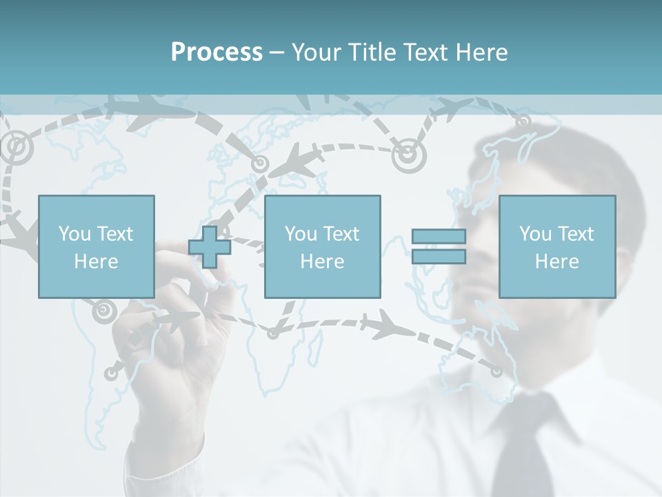 Diagram Icon Transport PowerPoint Template