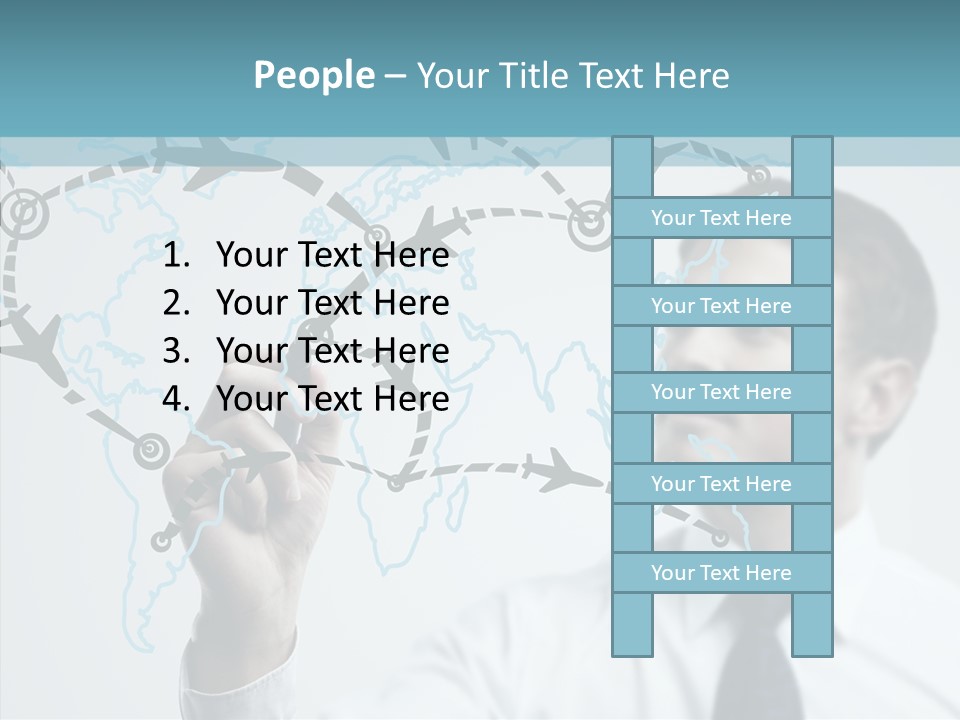 Diagram Icon Transport PowerPoint Template