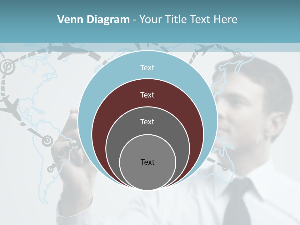 Diagram Icon Transport PowerPoint Template