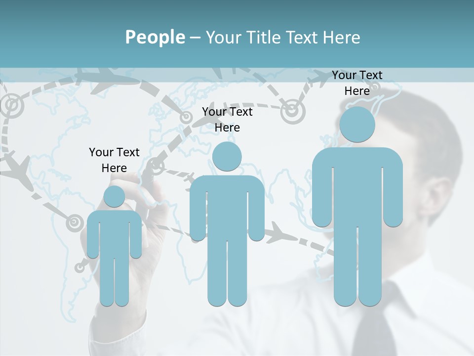 Diagram Icon Transport PowerPoint Template