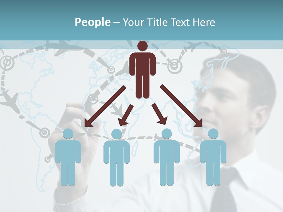 Diagram Icon Transport PowerPoint Template